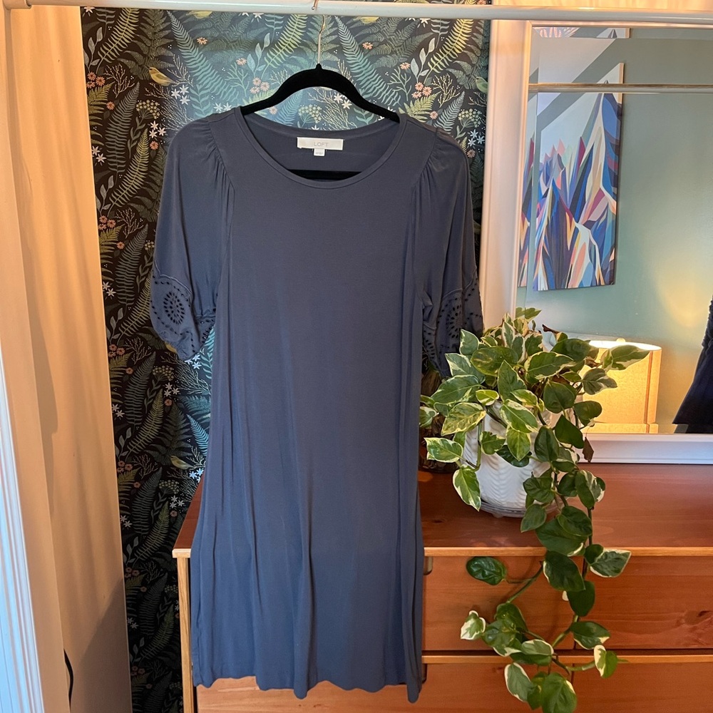 LOFT Blue Mini Dress